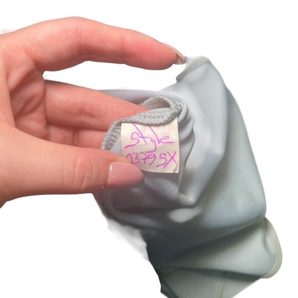 Show Me Your Mumu Paris Gown Blue Stretch Crepe Dress 2X Sample Sale - Picture 5 of 6